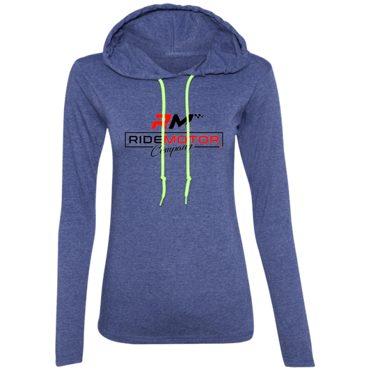 887L Ladies' LS T-Shirt Hoodie